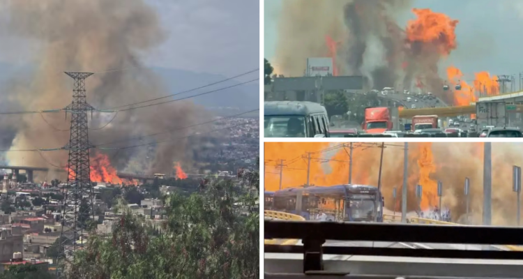 Explosión de camión de gas en México