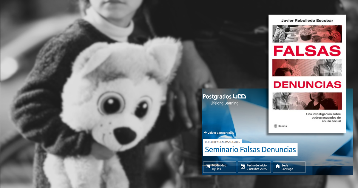 Javier Rebolledo responde a críticas por seminario de Falsas Denuncias de abuso sexual, es un tema de infancia y no de género