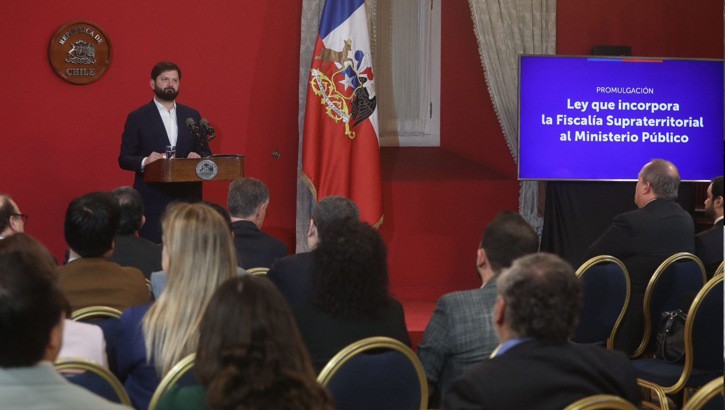 Ministro Gajardo destaca reforma que incorpora la fiscalía supraterritorial para enfrentar el crimen organizado