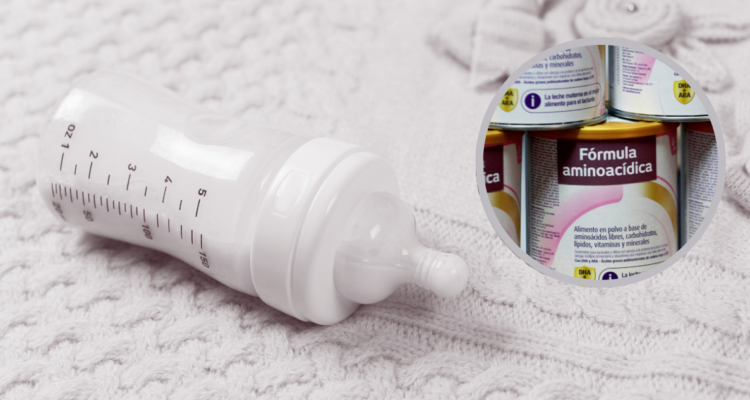 Reventa y desabastecimiento golpean a familias que dependen de vital fórmula para bebés con alergia