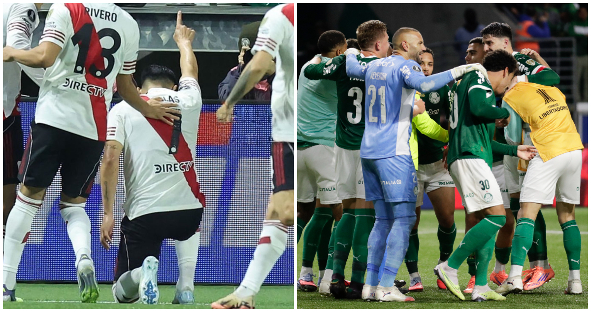 Fotos del River Plate vs Palmeiras en Copa Libertadores