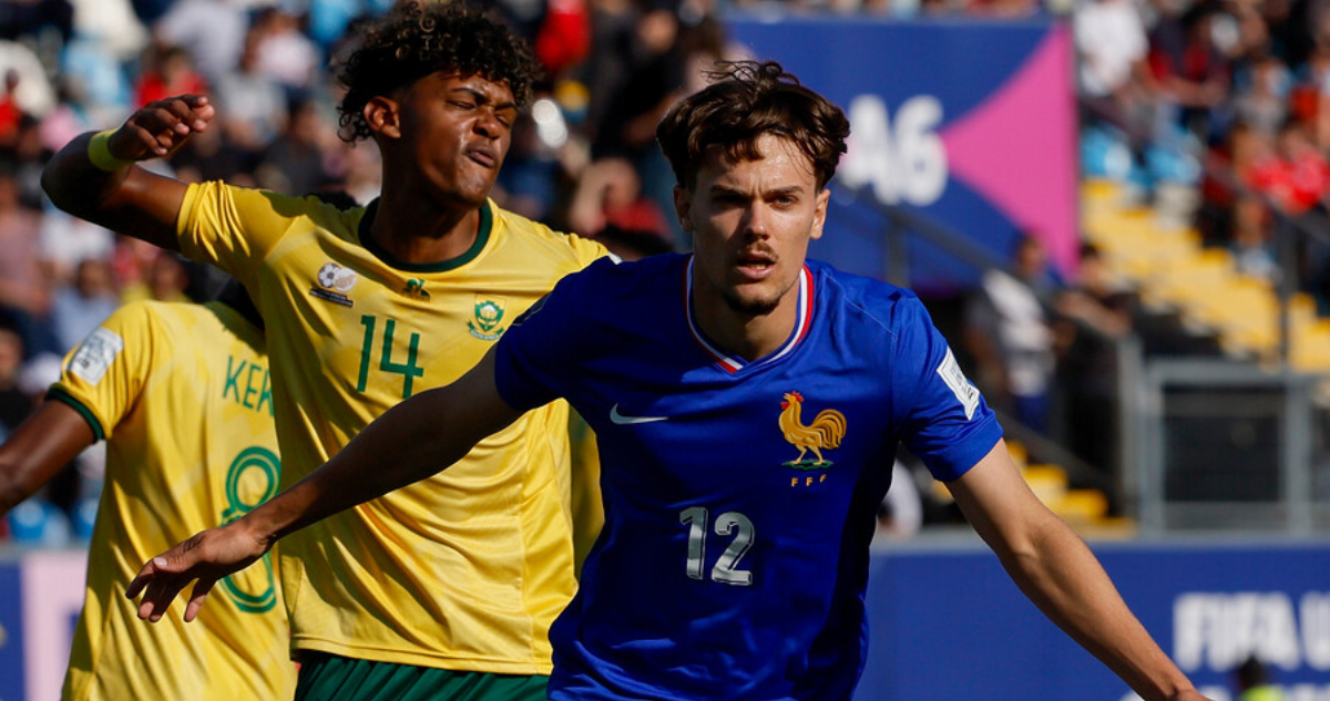 Francia vs Sudáfrica en el Mundial Sub 20