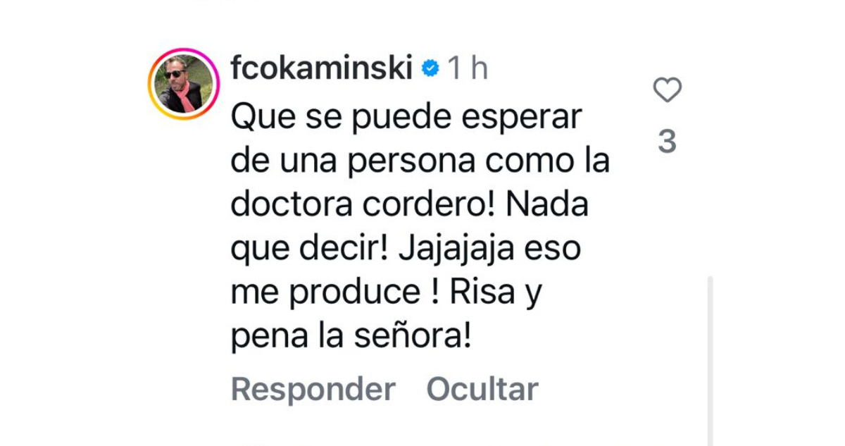 Francisco Kaminski responde
