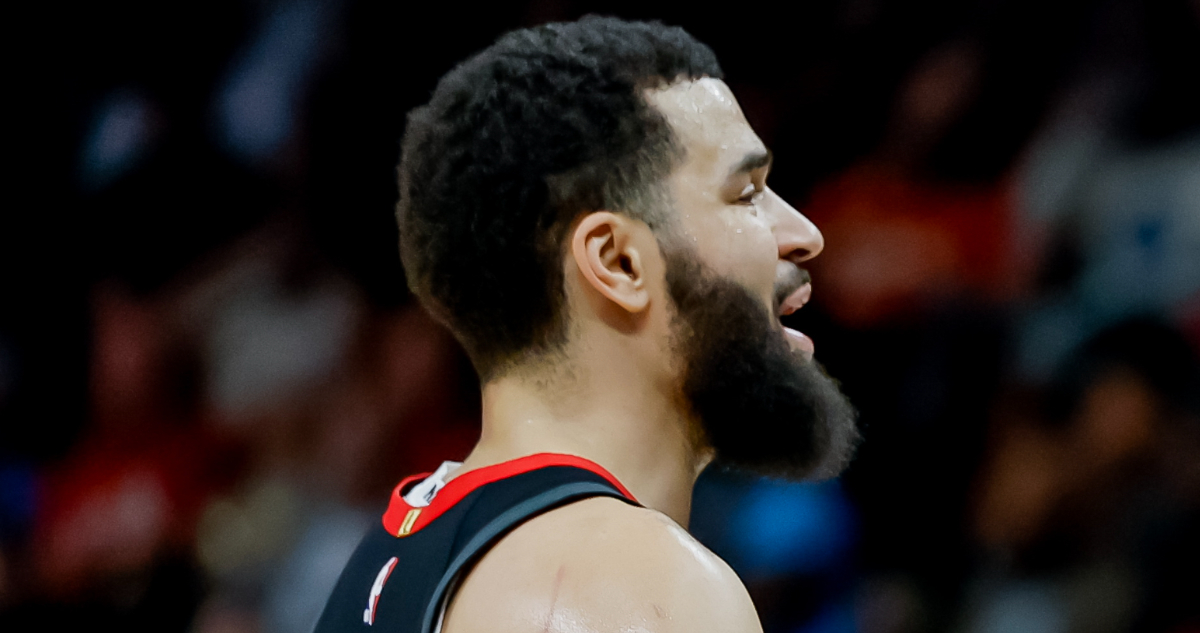 Fred VanVleet jugando para Houston Rockets en NBA