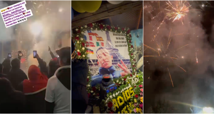Lo despiden con disparos y fuegos artificiales: funeral de “Baby Bandito” es declarado de alto riesgo