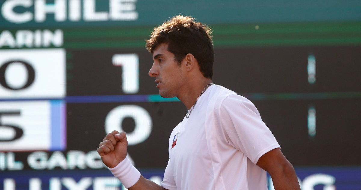 Garin hace pesar ranking y experiencia: entrega el primer punto a Chile en Copa Davis ante Luxemburgo