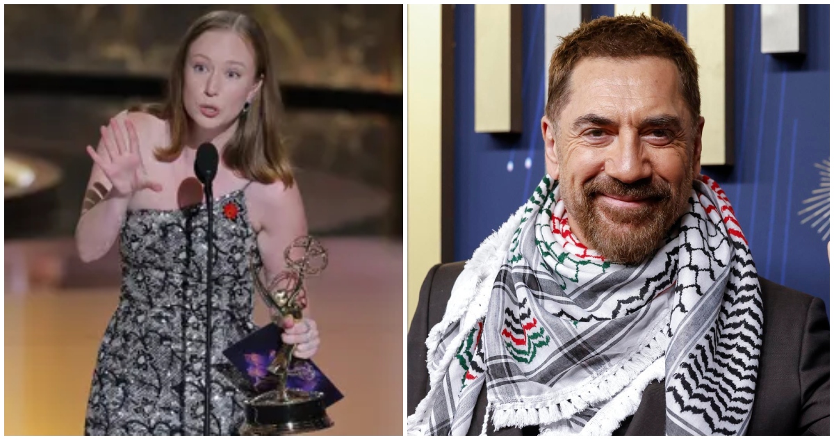Gaza en los Emmy 2025: del grito censurado de Hannah Einbinder al pañuelo palestino de Javier Bardem
