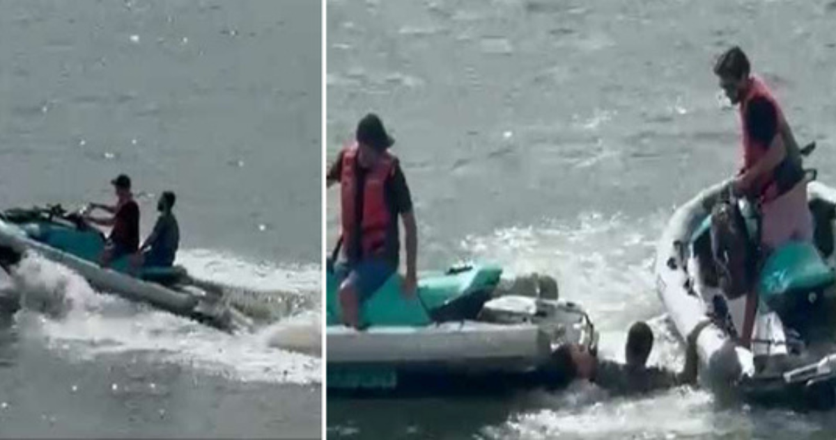 Hombre en el mar