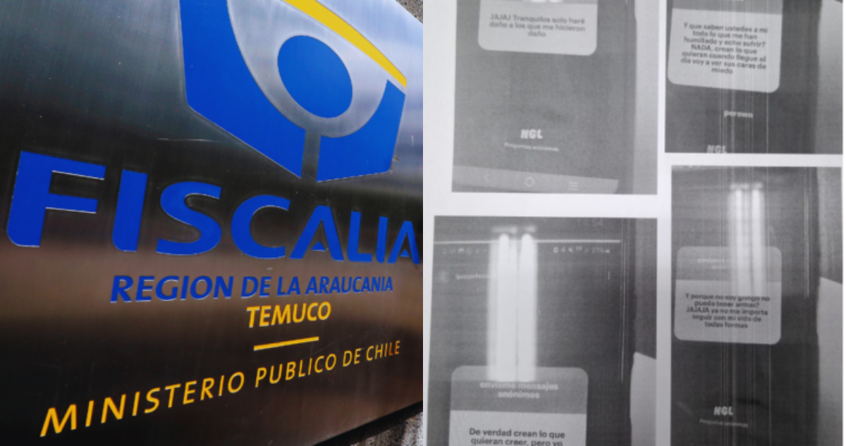 Identifican a estudiante detrás de amenaza de tiroteo a Liceo Pablo Neruda de Temuco ocurrida en marzo