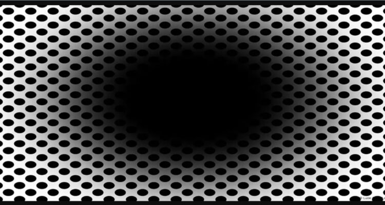 Ilusión óptica del agujero negro