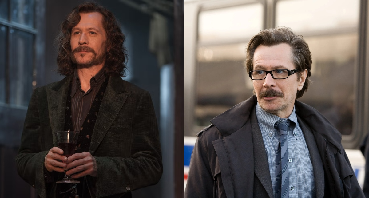 Gary Oldman como Sirius Black y Jim Gordon