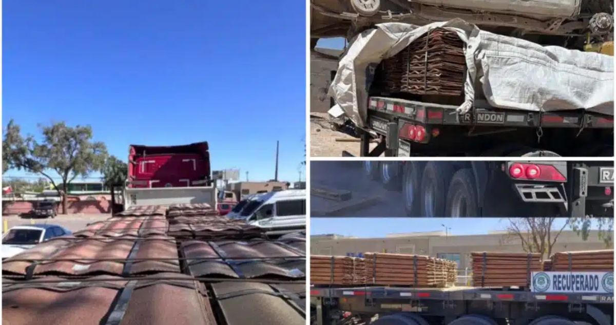 Incautación histórica: recuperan casi 30 toneladas de cátodos de cobre y una rampla robada en Calama