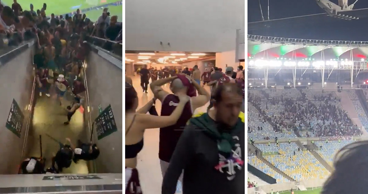 Graves incidentes pospusieron el Fluminense vs Lanús de Copa Sudamericana.