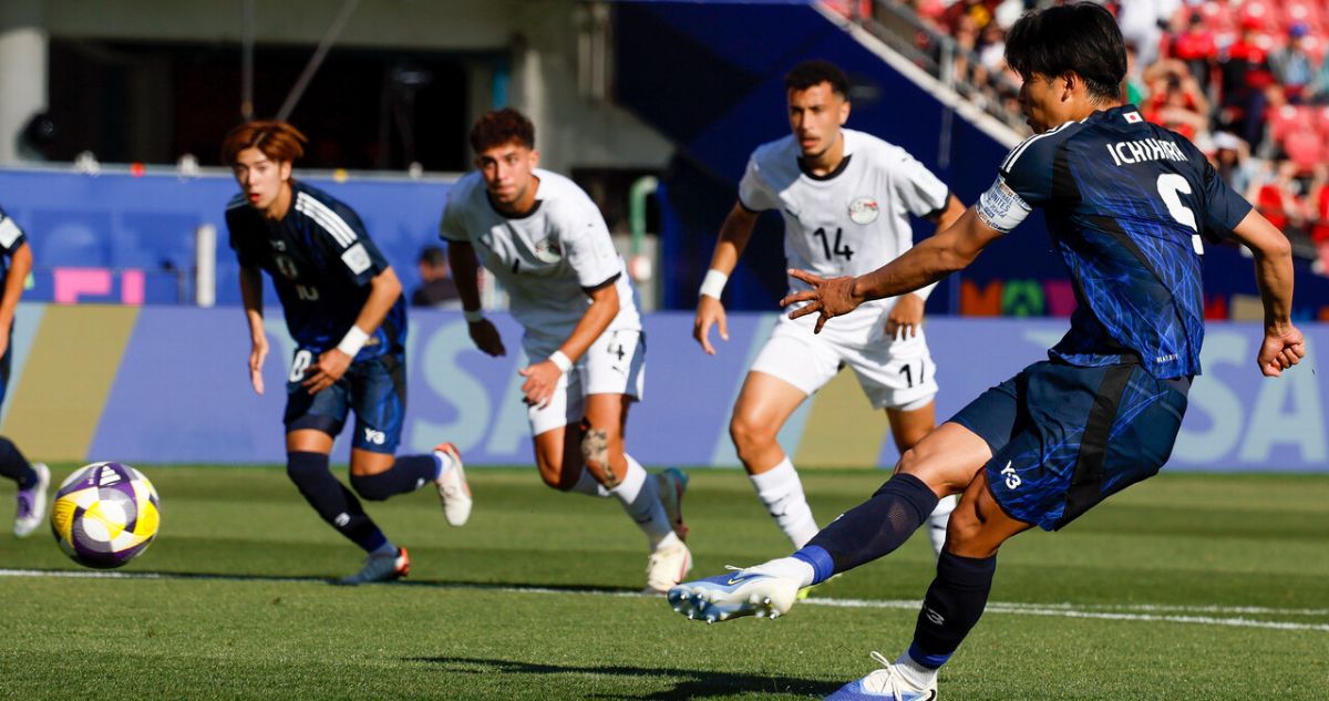 Japón abrió la cuenta ante Egipto en el estadio Nacional por Mundial Sub 20