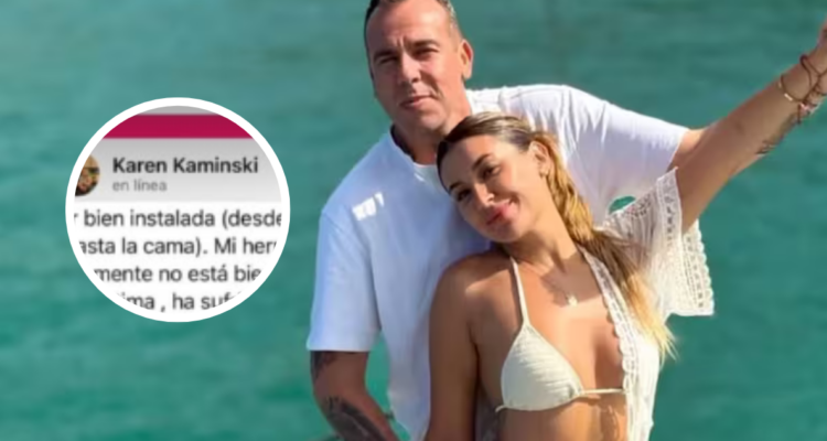 Kaminski y Camila Andrade