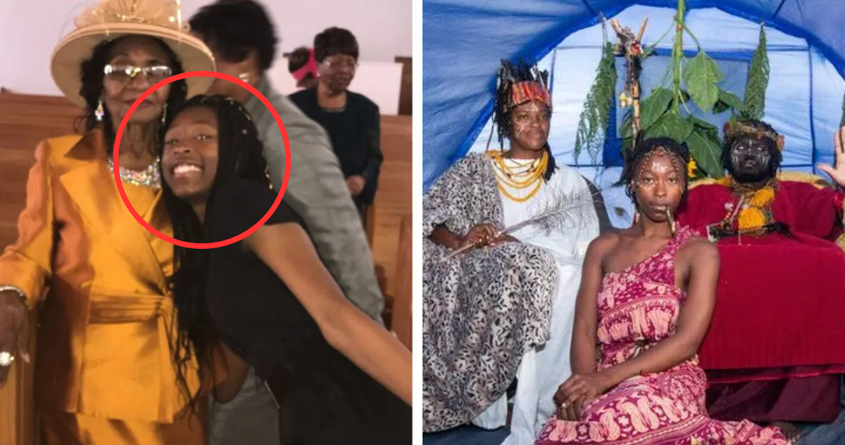 Kaura Taylor en tribu africana