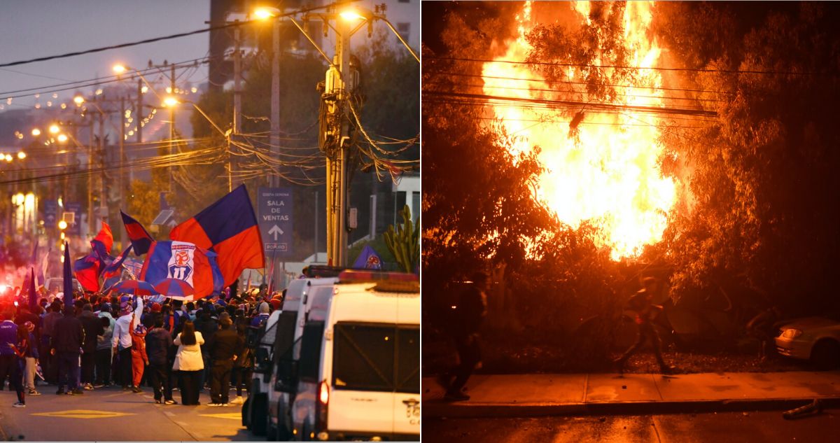 La U incendio Argentina