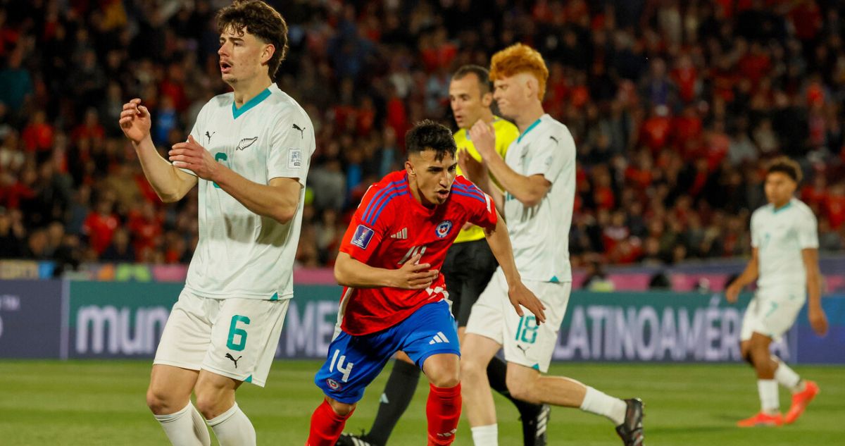 El gol de Lautaro Millán para Chile ante Nueva Zelanda en Mundial Sub 20