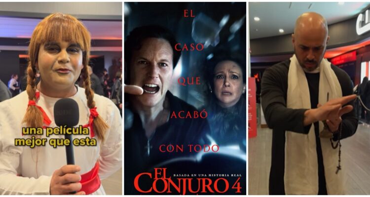Locura en Chile por “El Conjuro 4”, el estreno de terror más taquillero en la historia del país