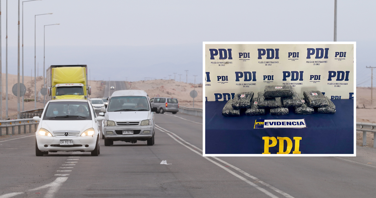 Los detalles de la detención a policías peruanos que traficaban ketamina a Chile: usaban dos vehículos