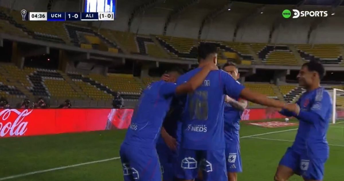 EL gol de Lucas Assadi para adelantar a La U ante Alianza Lima en la copa Sudamericana