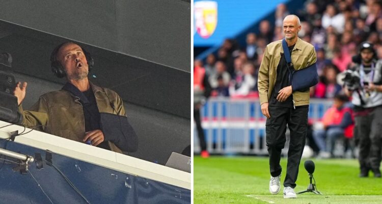 Luis Enrique sorprendió dirigiendo al PSG como si fuese un equipo de rugby.