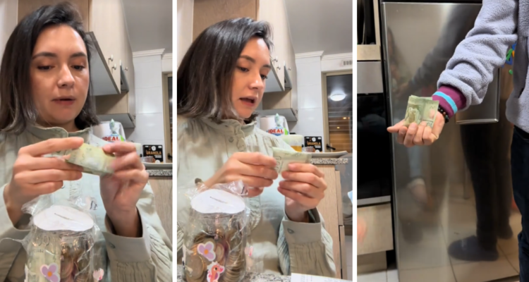 Madre chilena le enseña”una lección” a su hija de 6 años por innecesaria compra en el supermercado