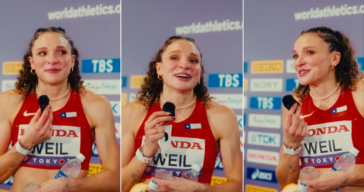 Martina Weil y su reacción tras quedar fuera de la final del Mundial