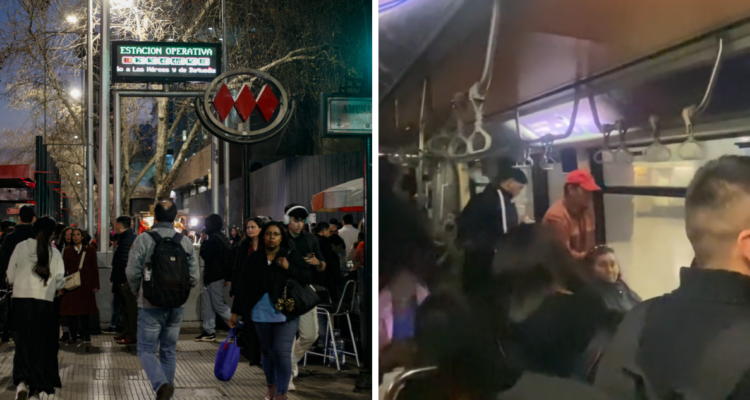 Estación de Metro de Santiago y captura de video viral en redes sociales abre debate sobre la “primavera gris”