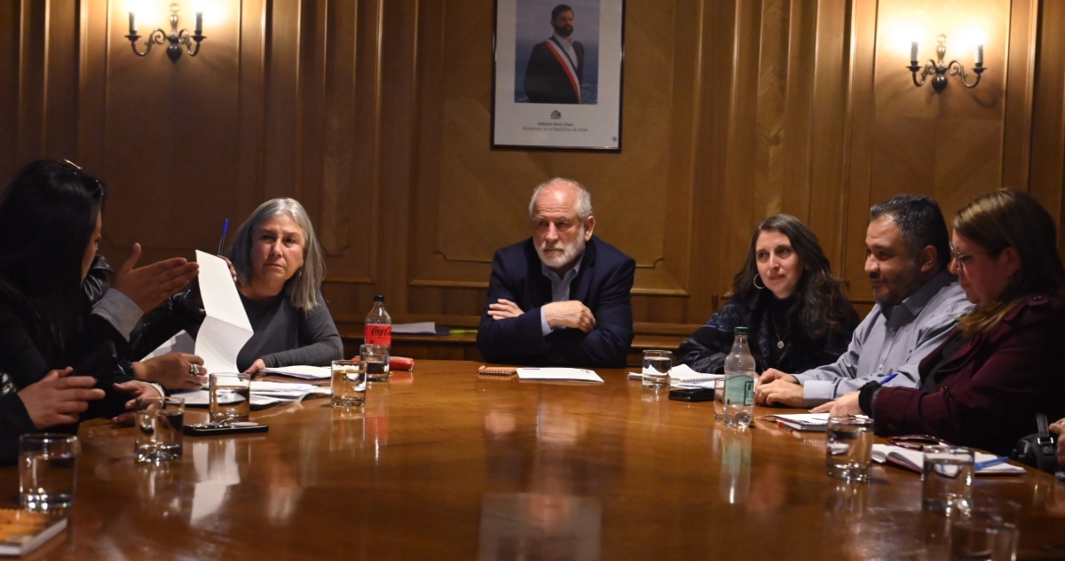 Ministro Montes por megatoma de San Antonio