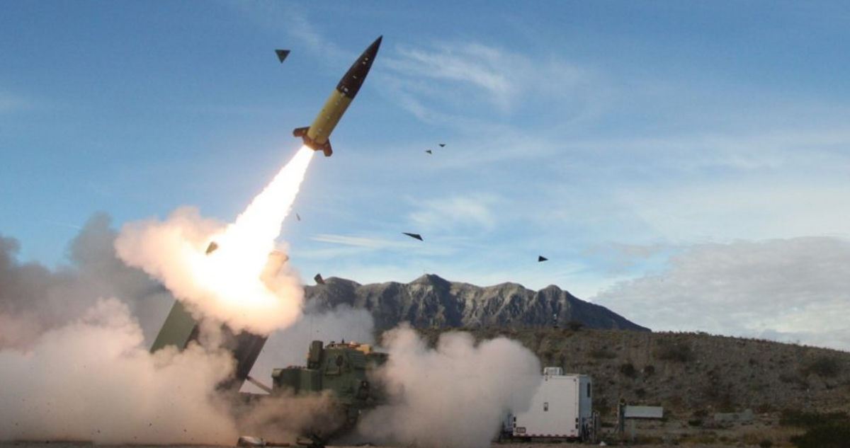 Imagen de archivo de un misil de largo alcance ATACMS