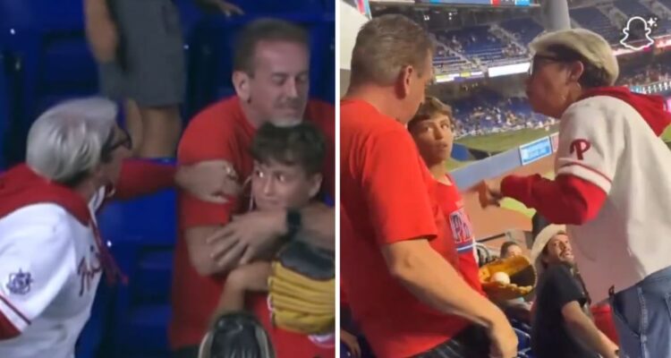 Padre e hijo vivieron incómodo momento en MLB por culpa de fanática.