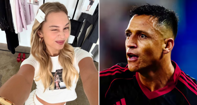 Alexandra Litvinova y Alexis Sánchez