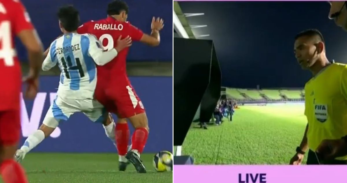 La expulsión de Santiago Fernández en Mundial Sub 20 que fue reclamada en Argentina