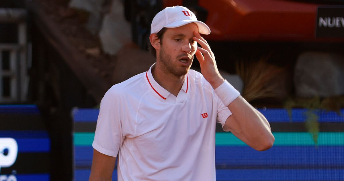 Nicolás Jarry y su sexta derrota consecutiva