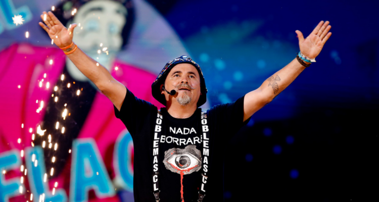 Paul Vásquez en el Festival de Viña en referencia a despedida de “el flaco” en Olmué