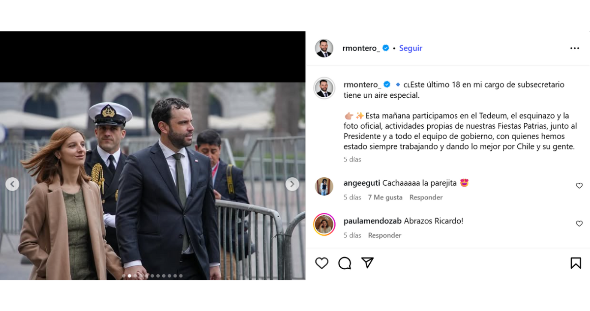 Paula Luchsinger y Ricardo Montero Allende