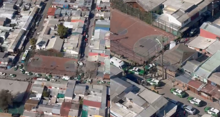 Persecución de más de 30 km tras robo en farmacia de Buin termina con cuatro detenidos en Pudahuel