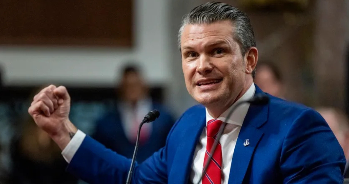 El Secretario de Defensa de Estados Unidos, Pete Hegseth