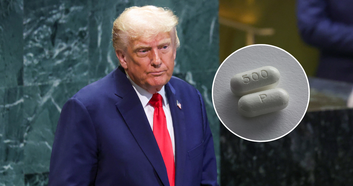 Foto de Donald Trump para ilustrar nota sobre sus dichos del paracetamol y el autismo