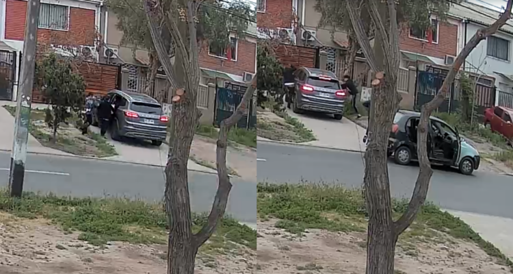 Detienen a tres adolescentes tras violento portonazo en Lo Prado: atacaron a conductora con cuchillo