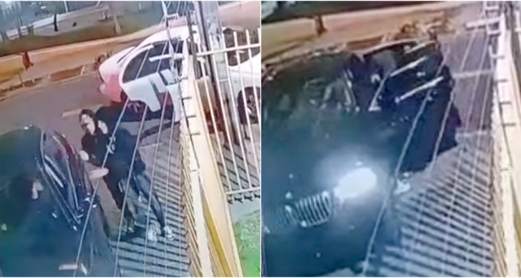 Madre y su hija sufren portonazo en Recoleta: vecino tuvo que rescatar a la adolescente de 13 años