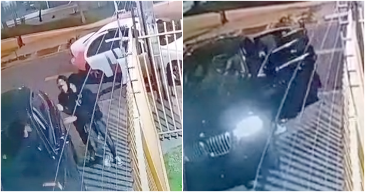Madre y su hija sufren portonazo en Recoleta: vecino tuvo que rescatar a la adolescente de 13 años