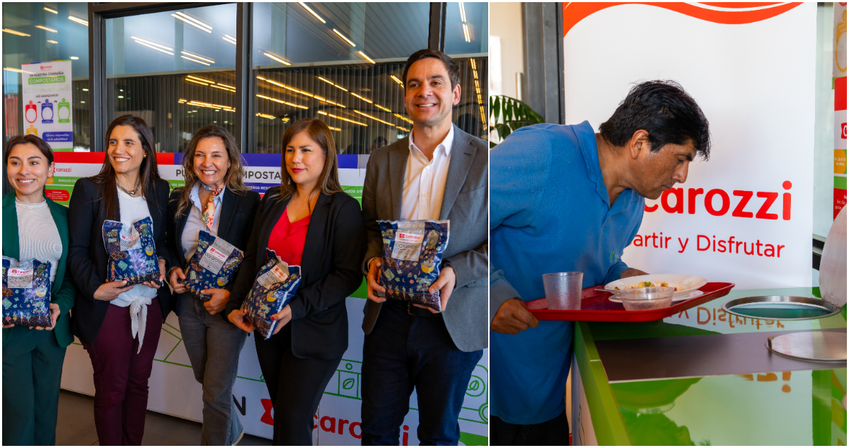 Busca recuperar el 100% de residuos orgánicos: Carozzi instala su primer punto de compostaje en casino