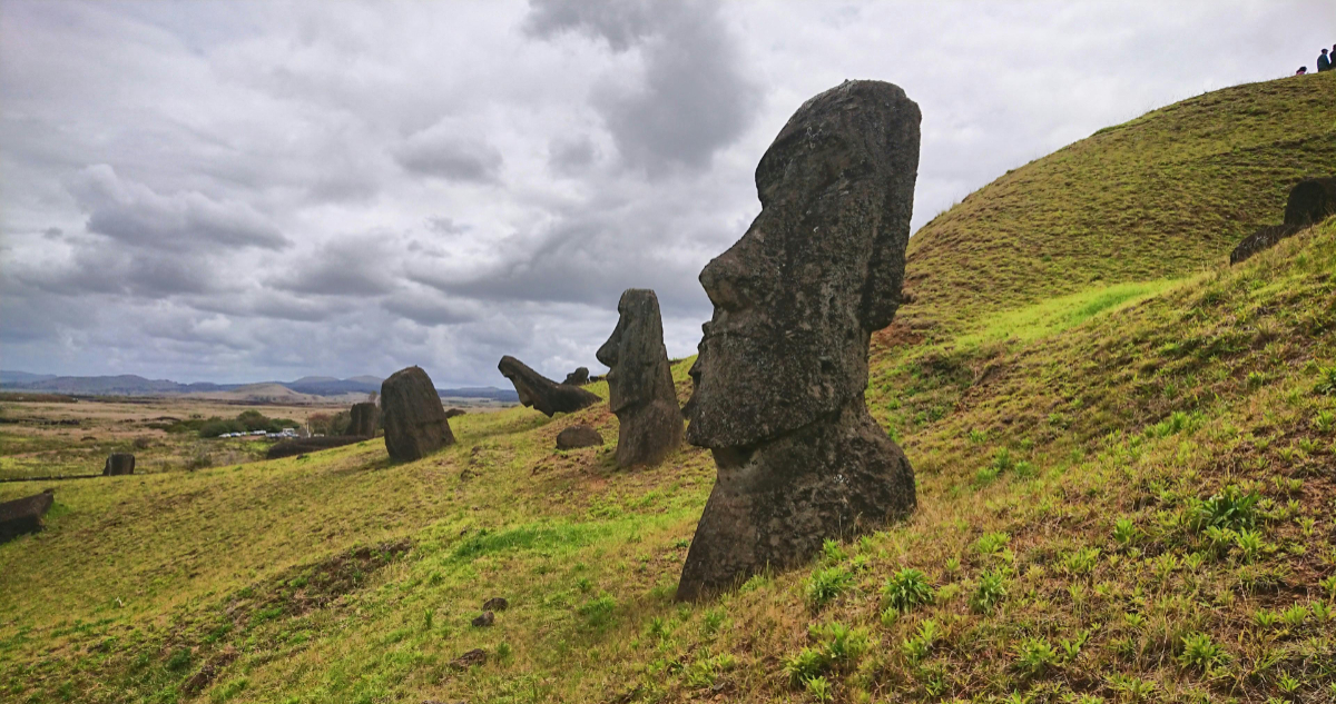 Foto de Rapa Nui para ilustrar nota sobre la rapamicina