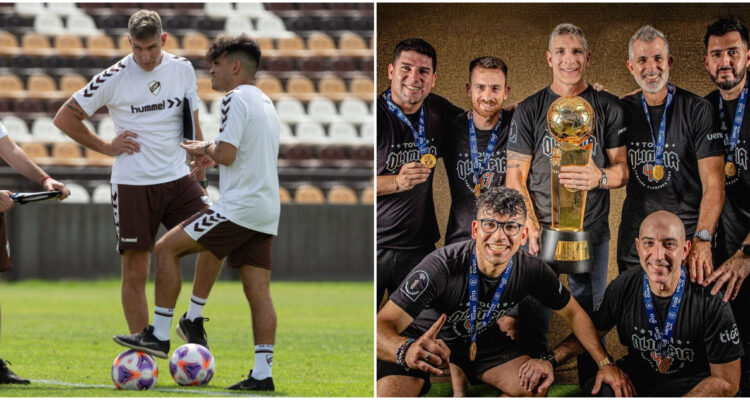 Renato Cornejo junto a Martín Palermo en foto para nota de BioBioChile