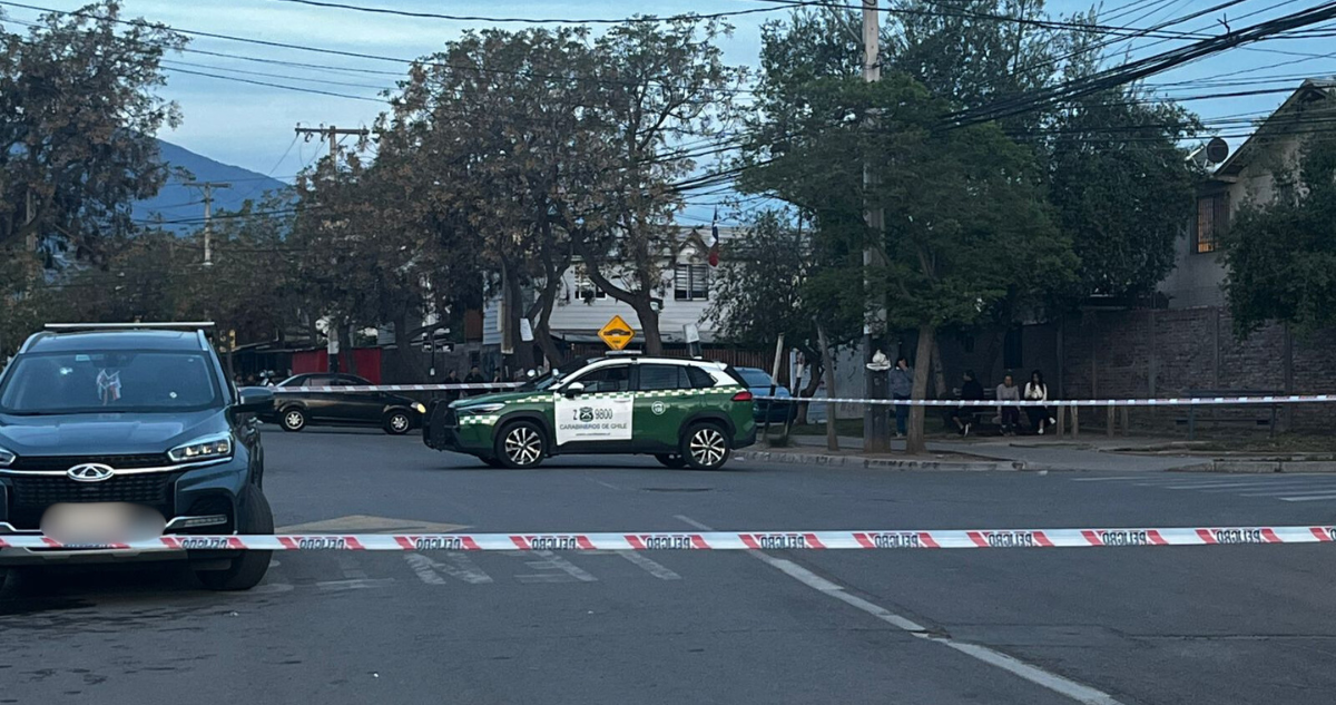 Reportan homicidio en plena vía pública en La Pintana.