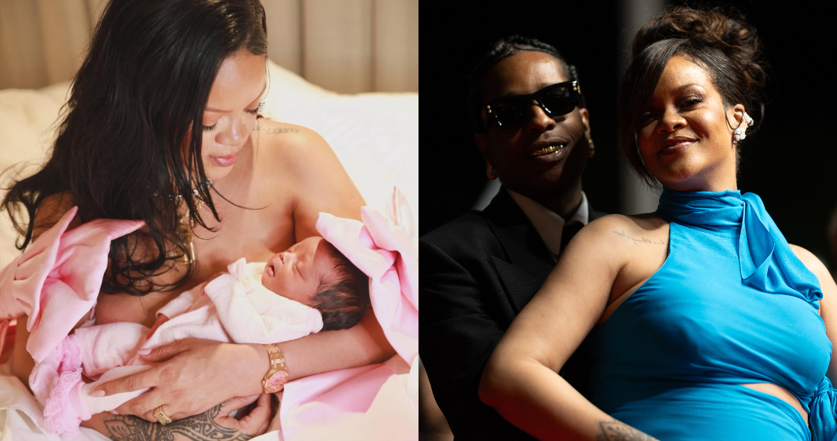 Rihanna comparte fotos de su primera hija