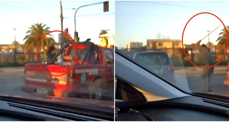 Riña de conductores en Villa Alemana