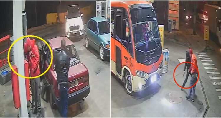 Robos a bencinera en Valparaíso